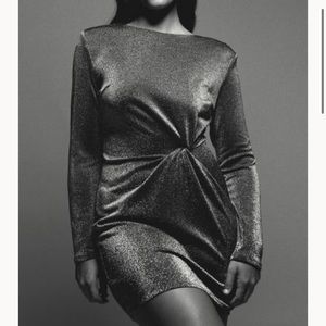 Knot-detail Jersey Dress